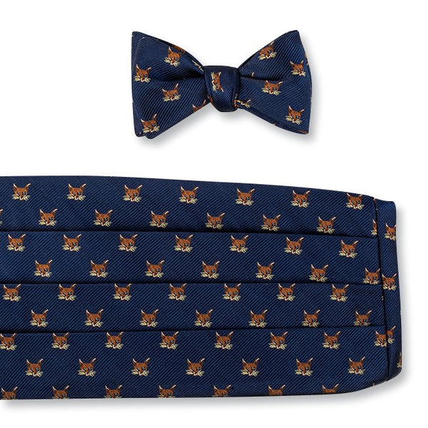 fox cummerbund set