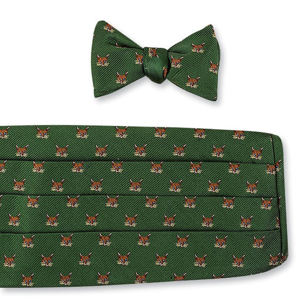 fox cummerbund set