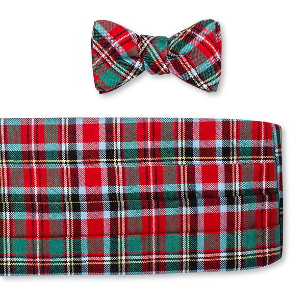 Carolina Tartan Cummerbund Set