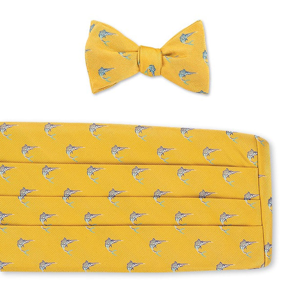 marlin cummerbund set