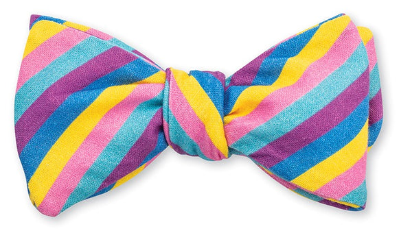 stripe bow tie