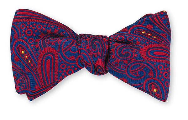 chastain paisley bow tie