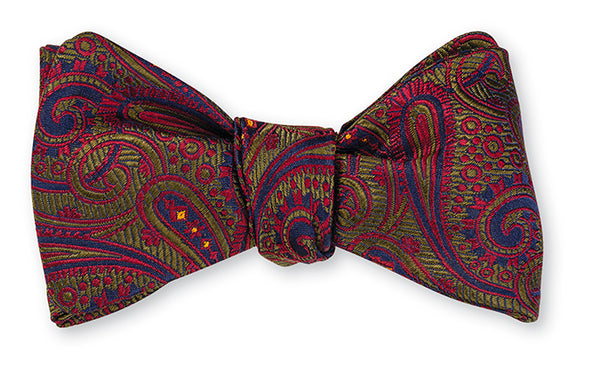 chastain paisley bow tie