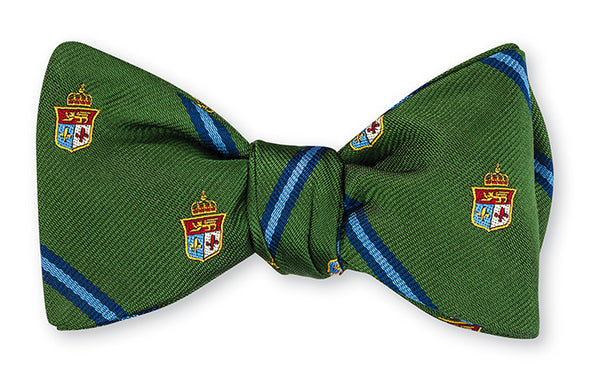 heraldic stripes bow tie