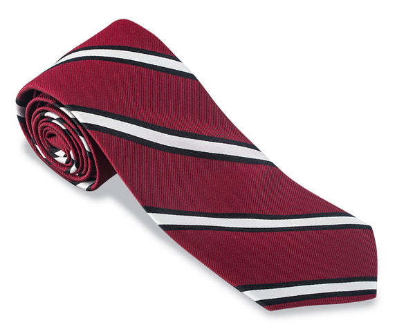 Garnet/Black necktie