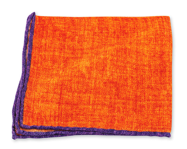 orange pocket square