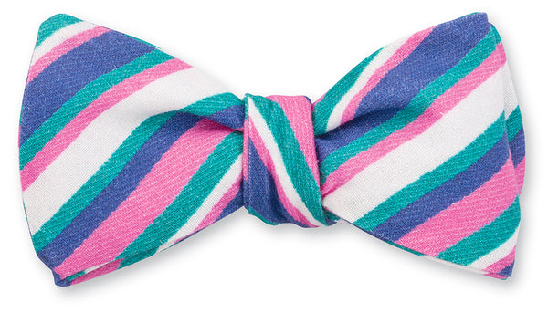 Summer Stripe Bow Tie