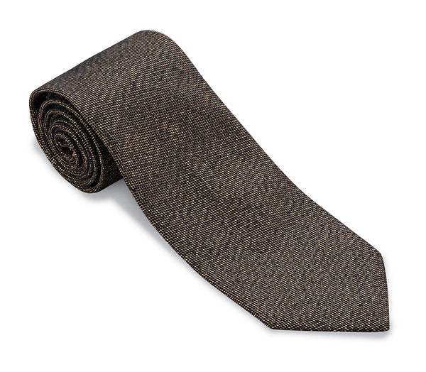 Black/Gold Lamé Necktie