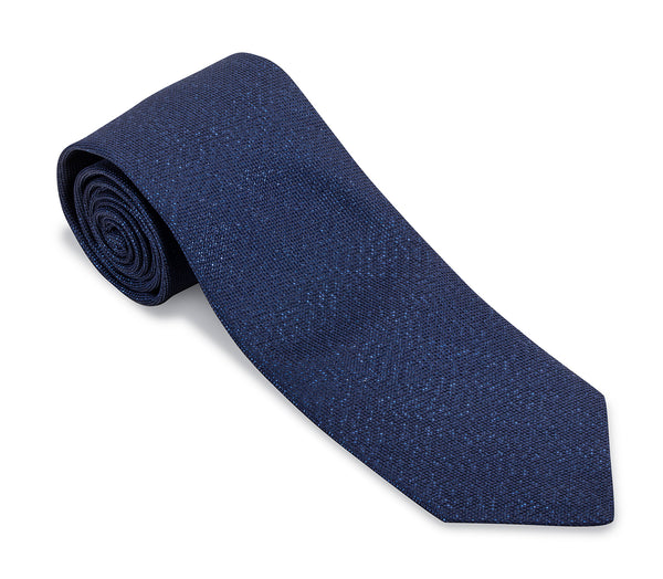 Navy/Blue Lamé Necktie