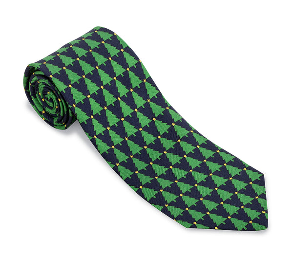 Navy Tannenbaum Necktie