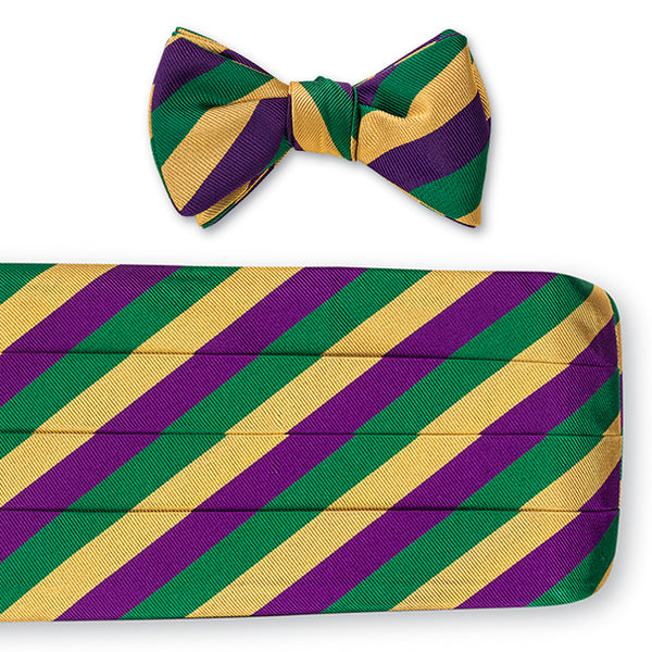 mardi gras cummerbund set