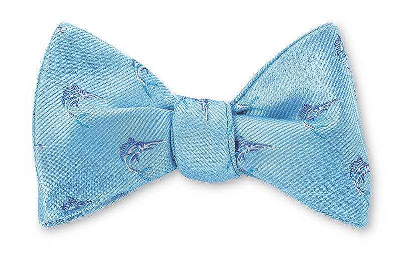 aqua marlin bow tie