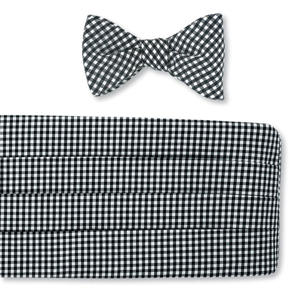 cotton cummerbund set