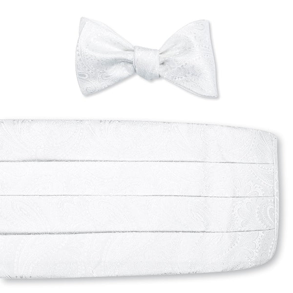 white cummerbund