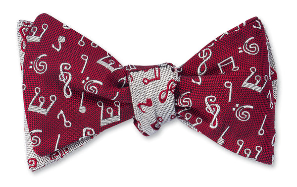 music notes bow tie