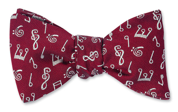 music notes bow tie