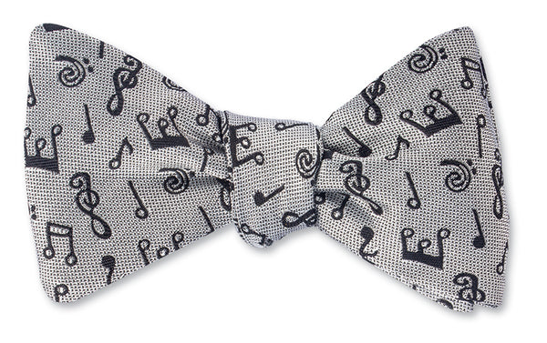 music notes bow tie