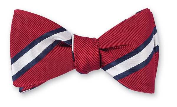 stripe bow tie
