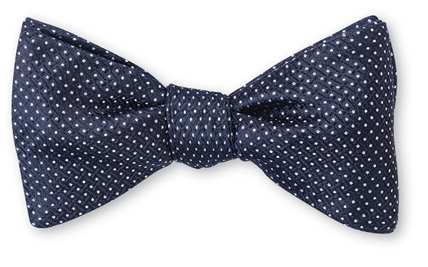 navy bow tie