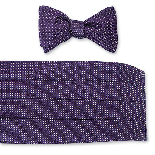 purple cummerbund