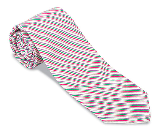 stripe necktie
