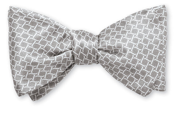 silver bow tie