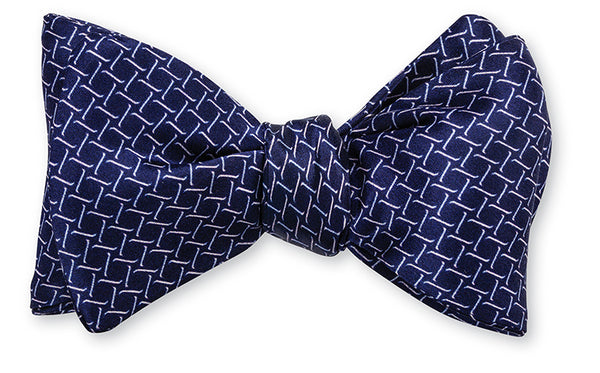 navy bow tie