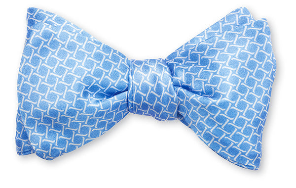 blue bow tie