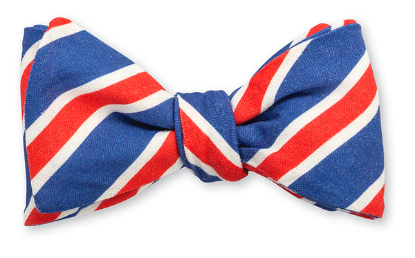 stripe bow tie