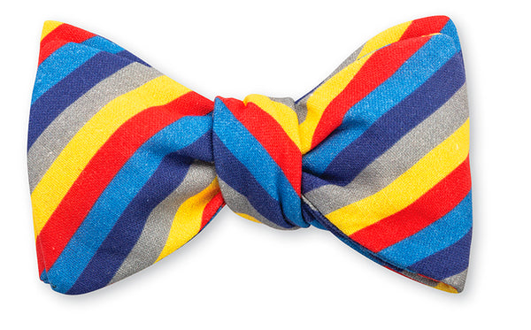 stripe bow tie