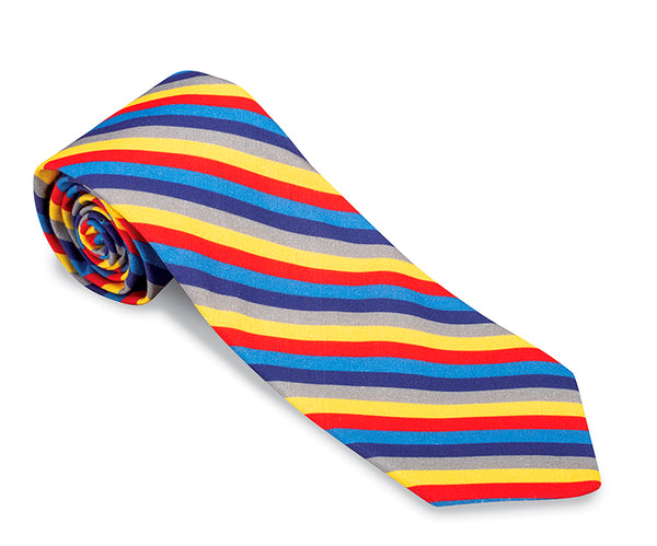 stripe necktie