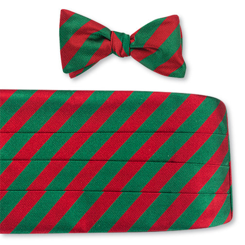 holiday cummerbund set