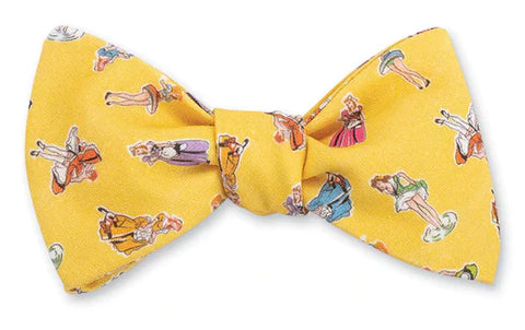 Pinup fabric bow tie