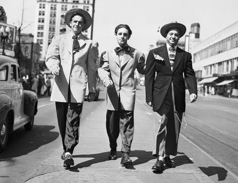 The History of the Bow Tie includes Zoot Suits