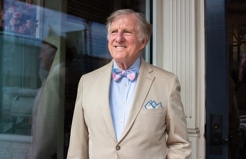 Randy Hanauer wearing a Madras Bow Tie