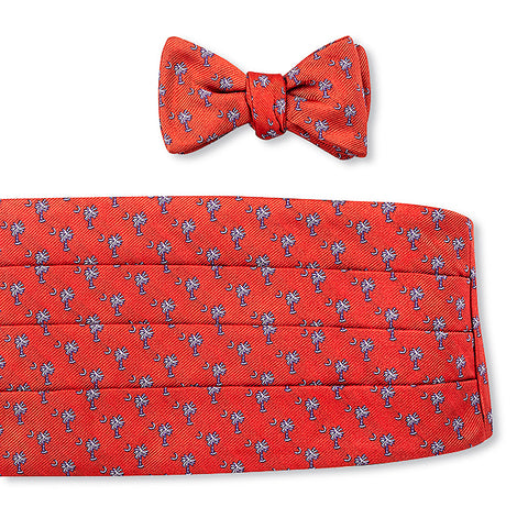 Orange Palmetto Cummerbund Set