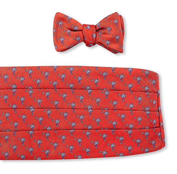 Orange Palmetto Cummerbund Set