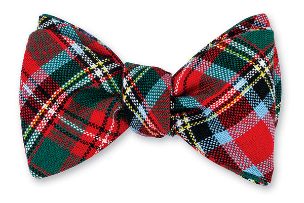 tartan bow tie