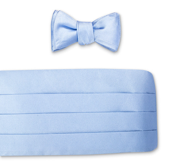 Carolina Blue Derwin Repp Cummerbund Set