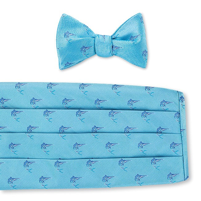 marlin cummerbund set
