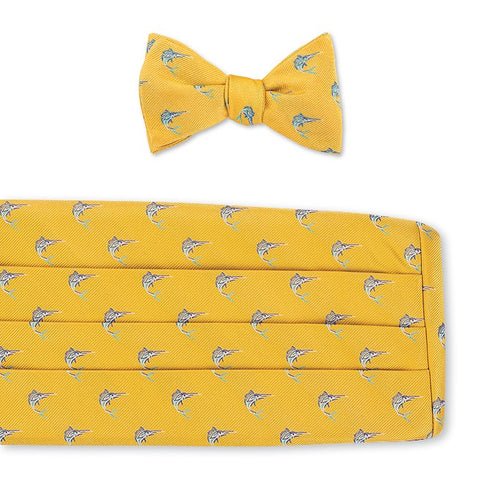 marlin cummerbund set