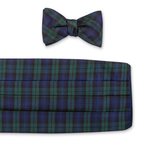 Black Watch Tartan Cummerbund Set