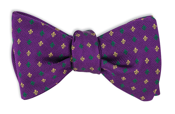 fleur de lis bow tie