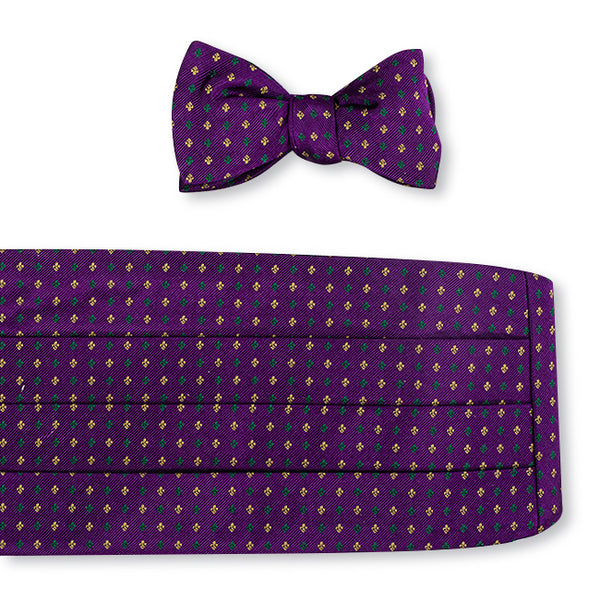 fleur de lis cummerbund