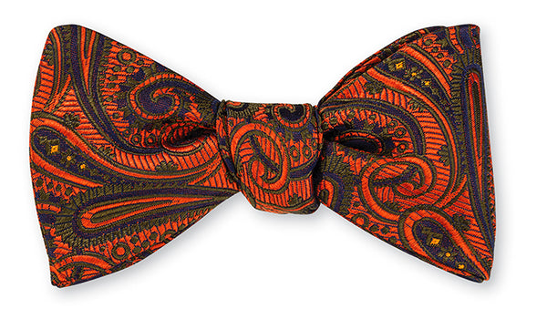 chastain paisley bow tie