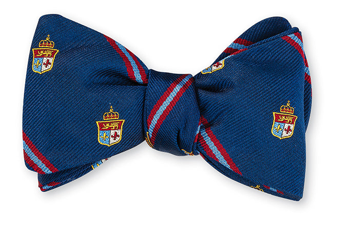 heraldic stripes bow tie