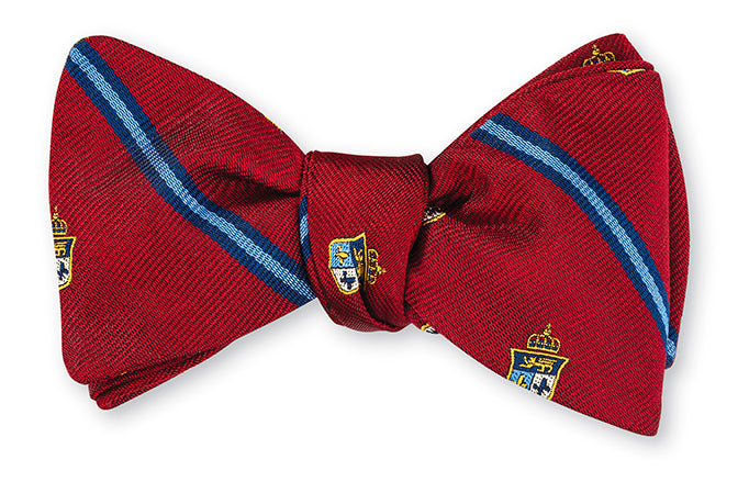 heraldic stripes bow tie