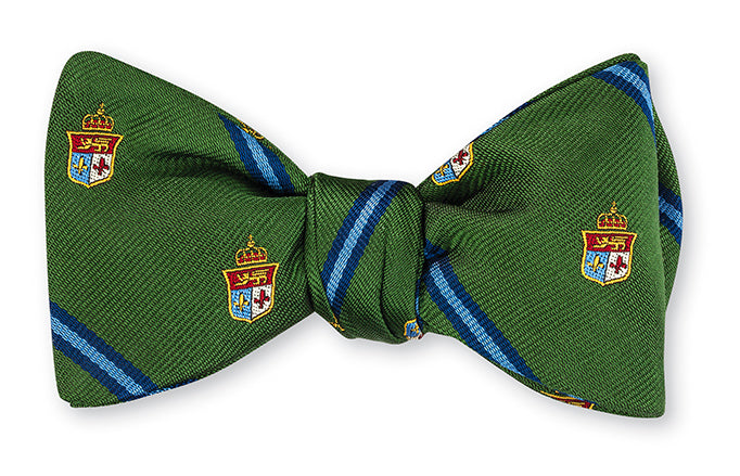 heraldic stripes bow tie