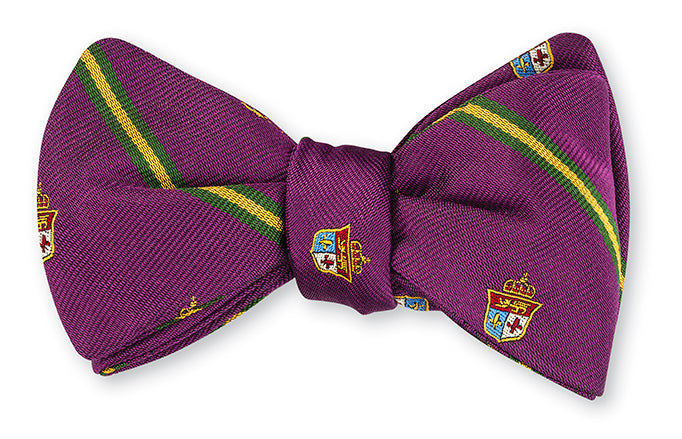 heraldic stripes bow tie