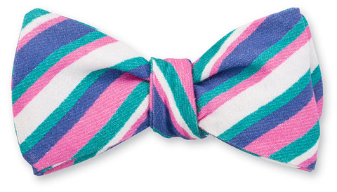 Summer Stripe Bow Tie